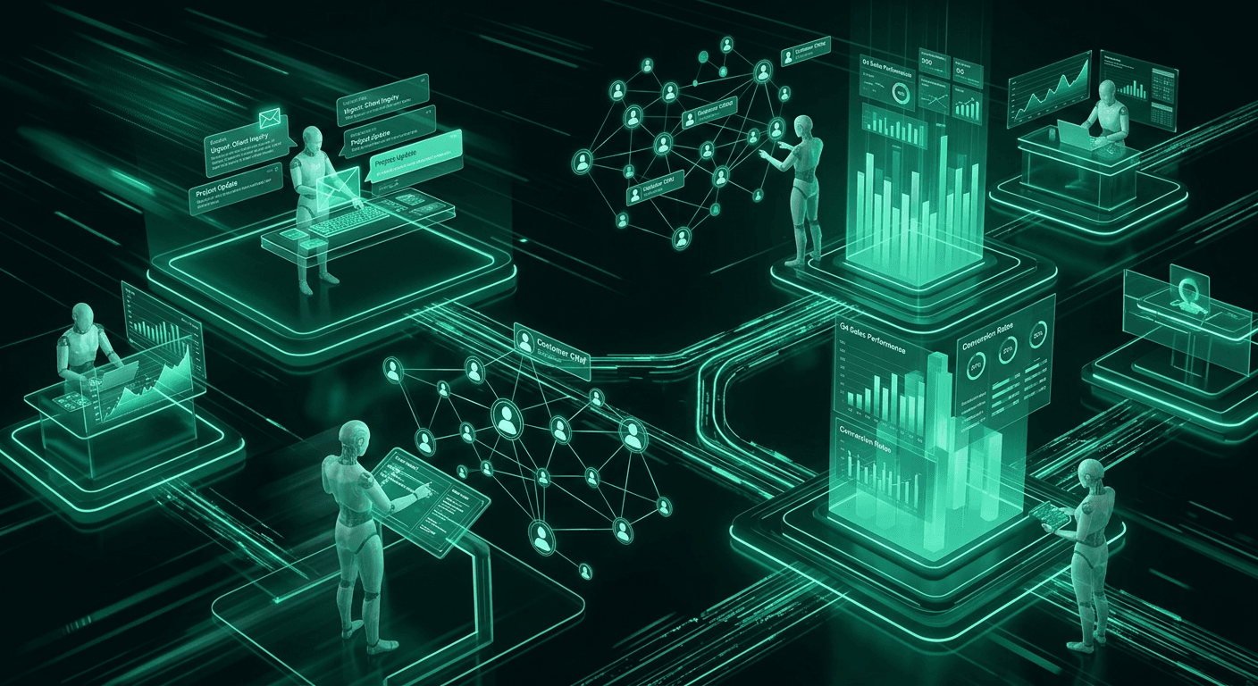 Agentes de IA más allá de la voz: automatización total para empresas